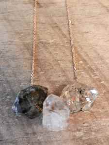 herkimer 3 on rose chain